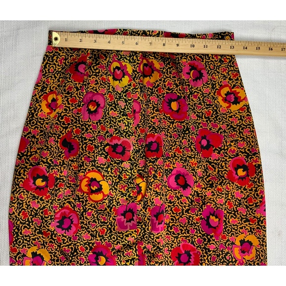 EUC CARLISLE 100% SILK SKIRT SIZE 8 - Picture 5 of 6